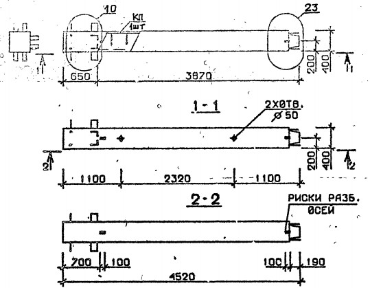 Колонна 3КВ 54.45-1-с Серия 1.020.1-2с/89