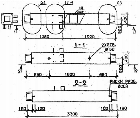 Колонна 5КС 33.33-4-сн Серия 1.020.1-2с/89