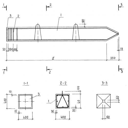 Свая С 12-40 ТК4 Серия 3.015-5/86